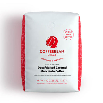 Coffee Bean Direct Decaf Salted Caramel Macchiato flavored coffee 5-lb bag