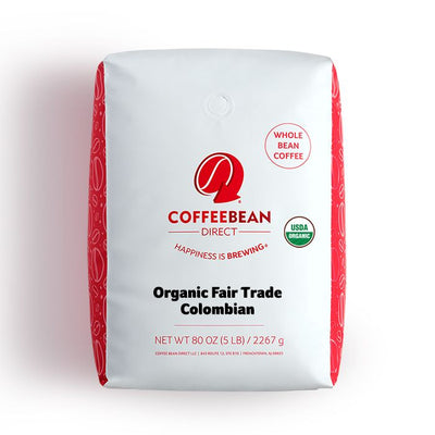 Coffee Bean Direct Organic Fair Trade Colombian 5-lb bag