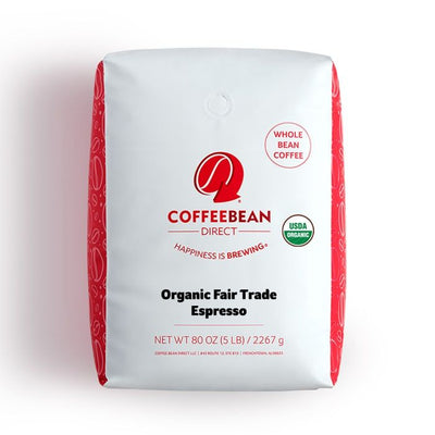 Coffee Bean Direct Organic Fair Trade Espresso 5-lb bag