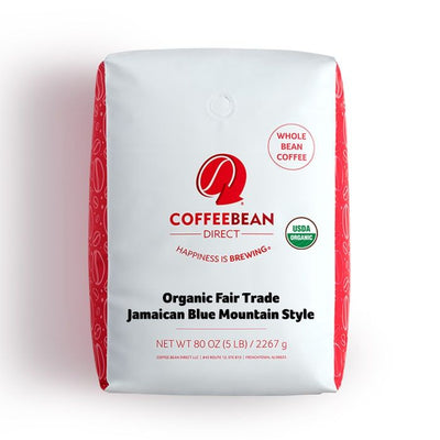 Coffee Bean Direct Organic Fair Trade Jamaican Blue Mountain Style 5-lb bag