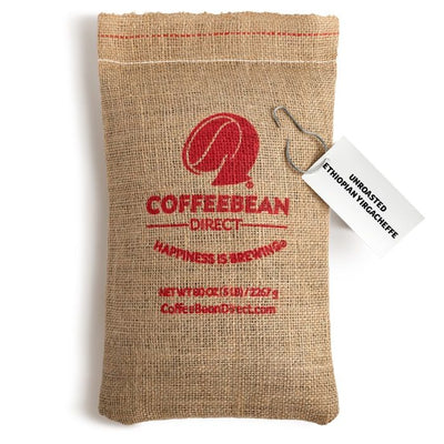 Coffee Bean Direct Unroasted Ethiopian Yirgacheffe 5-lb burlap bag